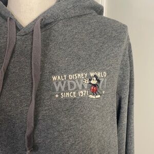 Walt Disney World Original Mickey Mouse Gray Hoodie